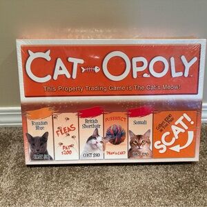 Cat Opoly Board Game - Orange
